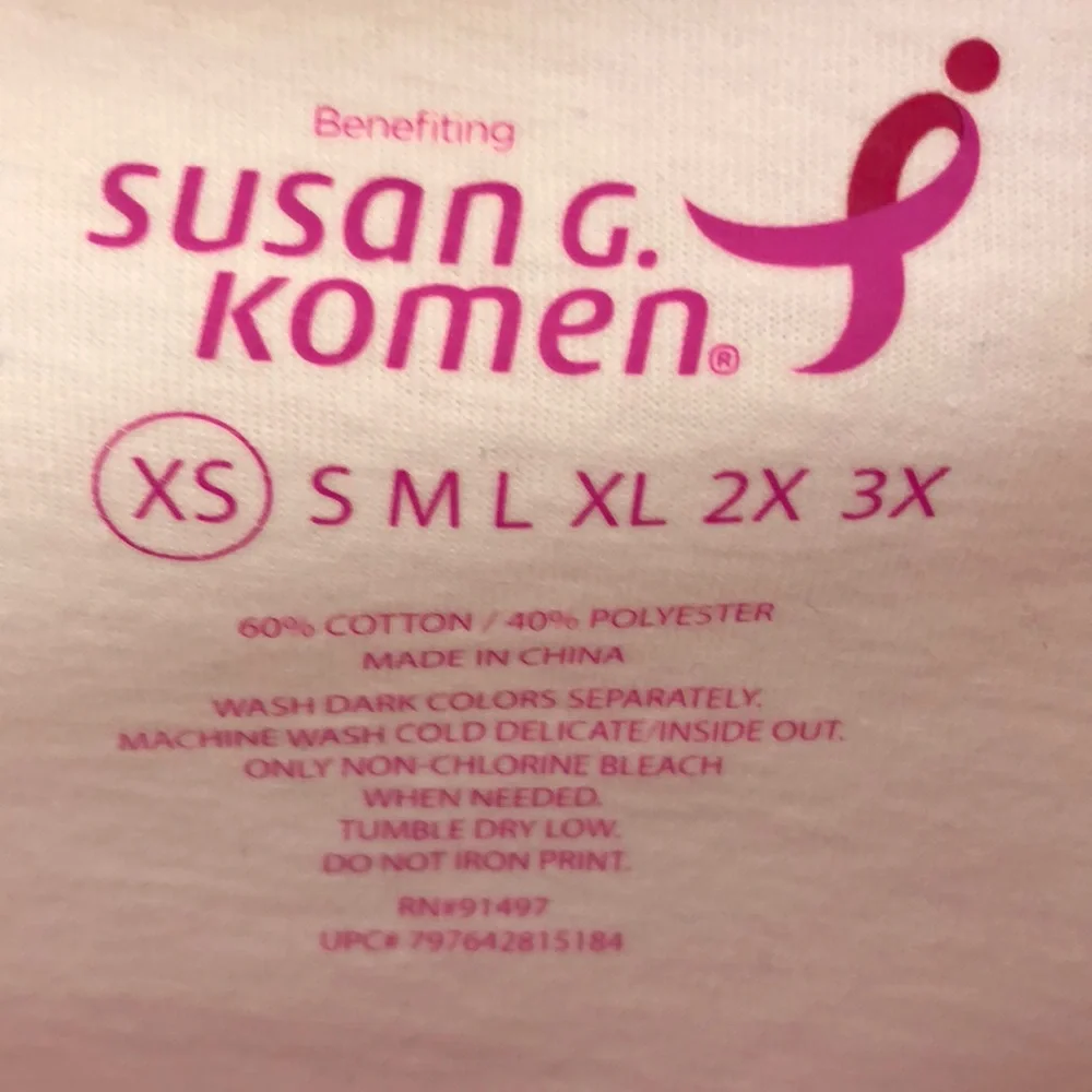 Hope In Pink Ringer Tee - Picture 3 of 3